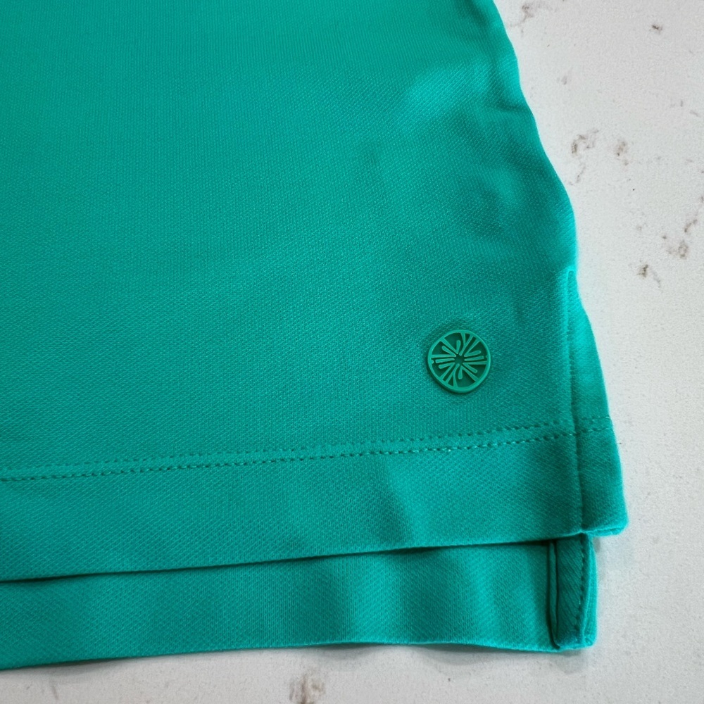 Lilly Pulitzer Bright Green Stretch Pullover Polo Shirt Small - Picture 4 of 11